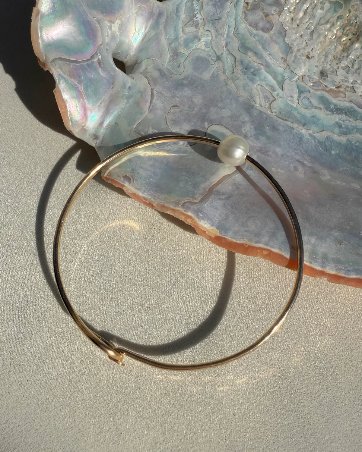In Situ Avalon Bracelet 14k Gold Fill with Pearl