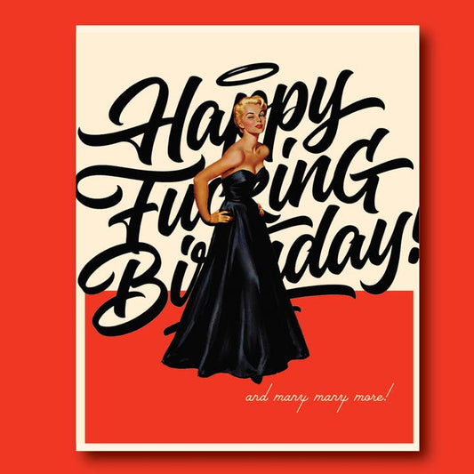 OFFENSIVE AND DELIGHTFUL GREETING CARD BD27