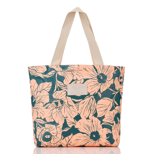 ALOHA COLLECTION Flor Del Mar Day Tripper Dark Teal/Peachy