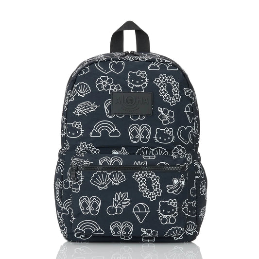 ALOHA COLLECTION Icons Backpack White/Black