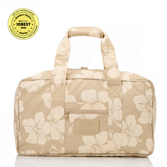ALOHA COLLECTION KEEP IT LIGHT WEEKENDER Hana Hou Creme/Dune