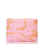 ALOHA COLLECTION LEI GARDEN MIDI POUCH PINK ORANGE