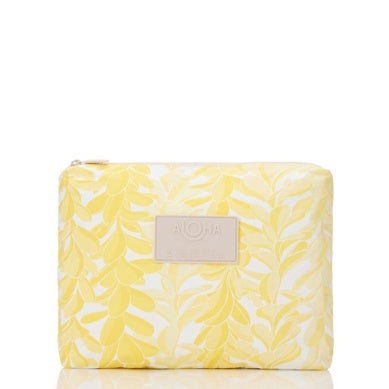 ALOHA COLLECTION Lei Stand Midi Pouch Yellow