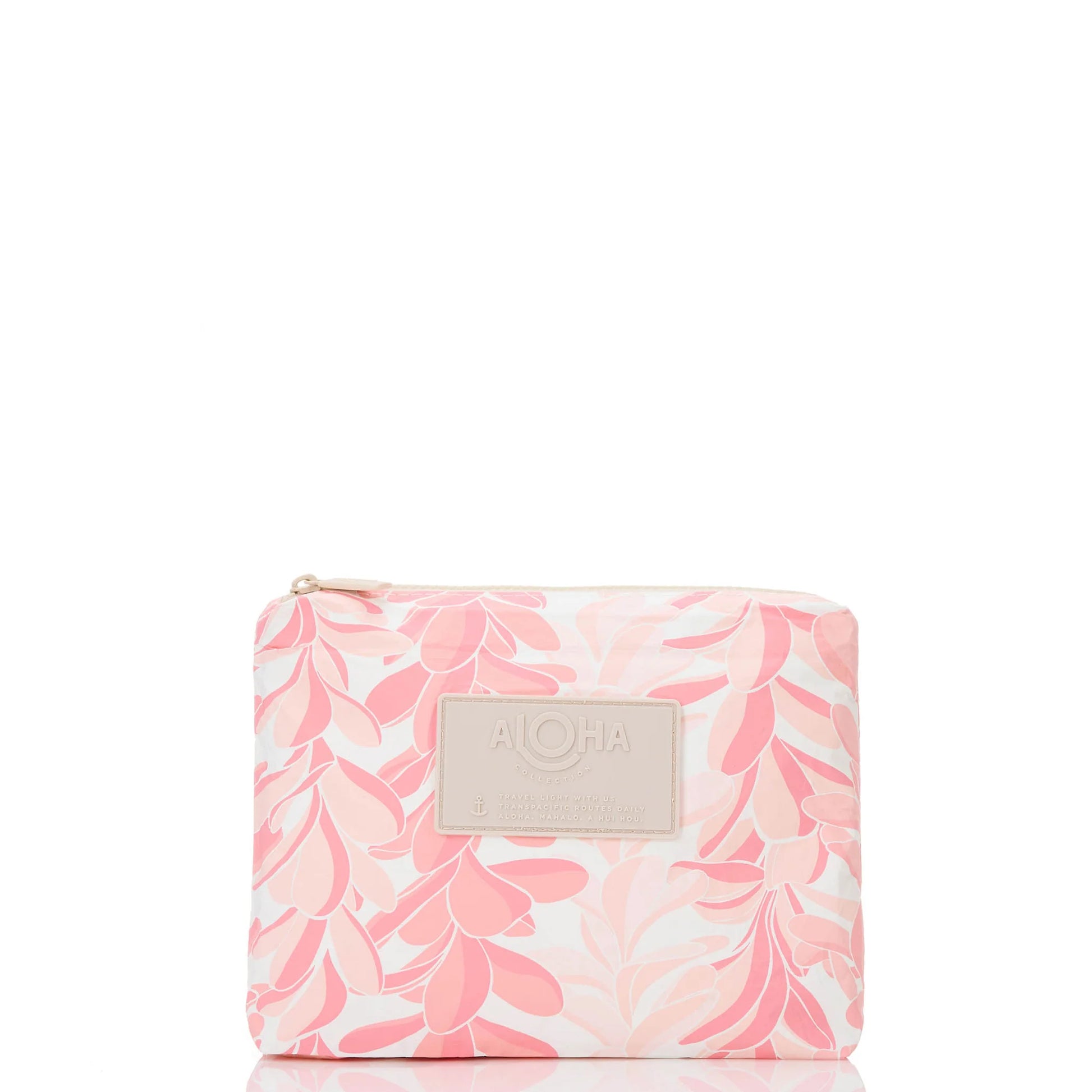 ALOHA COLLECTION  Lei Stand Small Pouch Pinks