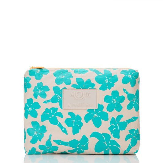 ALOHA COLLECTION Puakenikeni Buds MidI Pouch BLUE LAGOON/SANDSTONE