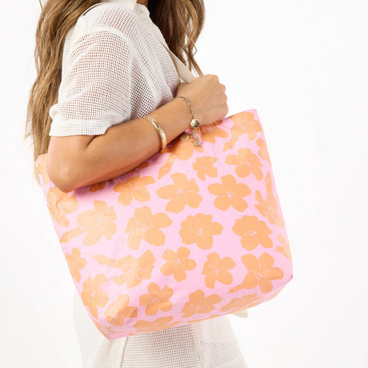 ALOHA COLLECTION Puakenikeni Buds REVERSIBLE Tote