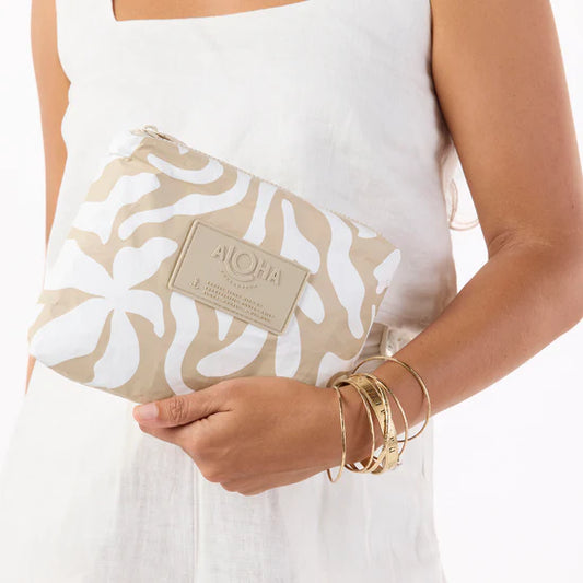 ALOHA COLLECTION Small Pouch Latte