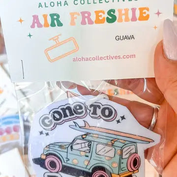 ALOHA COLLECTIVES AIR FRESHENER GONE TO THE BEACH SHORELINE