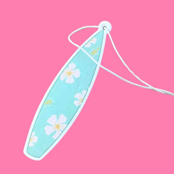 ALOHA COLLECTIVES AIR FRESHENER SURFBOARD SHORELINE