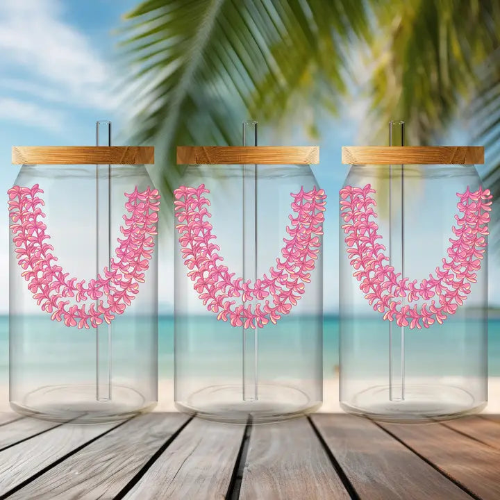 ALOHA COLLECTIVES DOUBLE PLUMERIA CUP 16 OZ