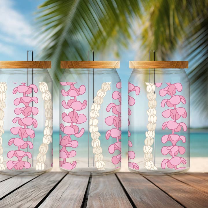 ALOHA COLLECTIVES PLUMERIA + PIKAKE CUP 16 OZ