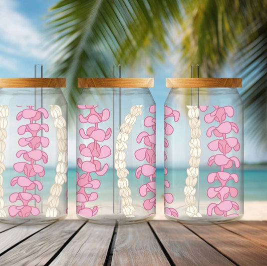 ALOHA COLLECTIVES PLUMERIA + PIKAKE CUP 16 OZ