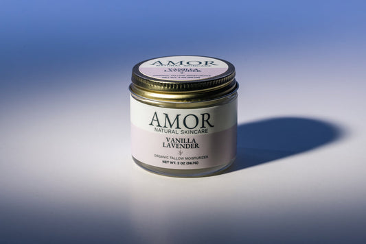 AMOR NATURAL SKINCARE TALLOW MOISTURIZER VANILLA LAVENDER