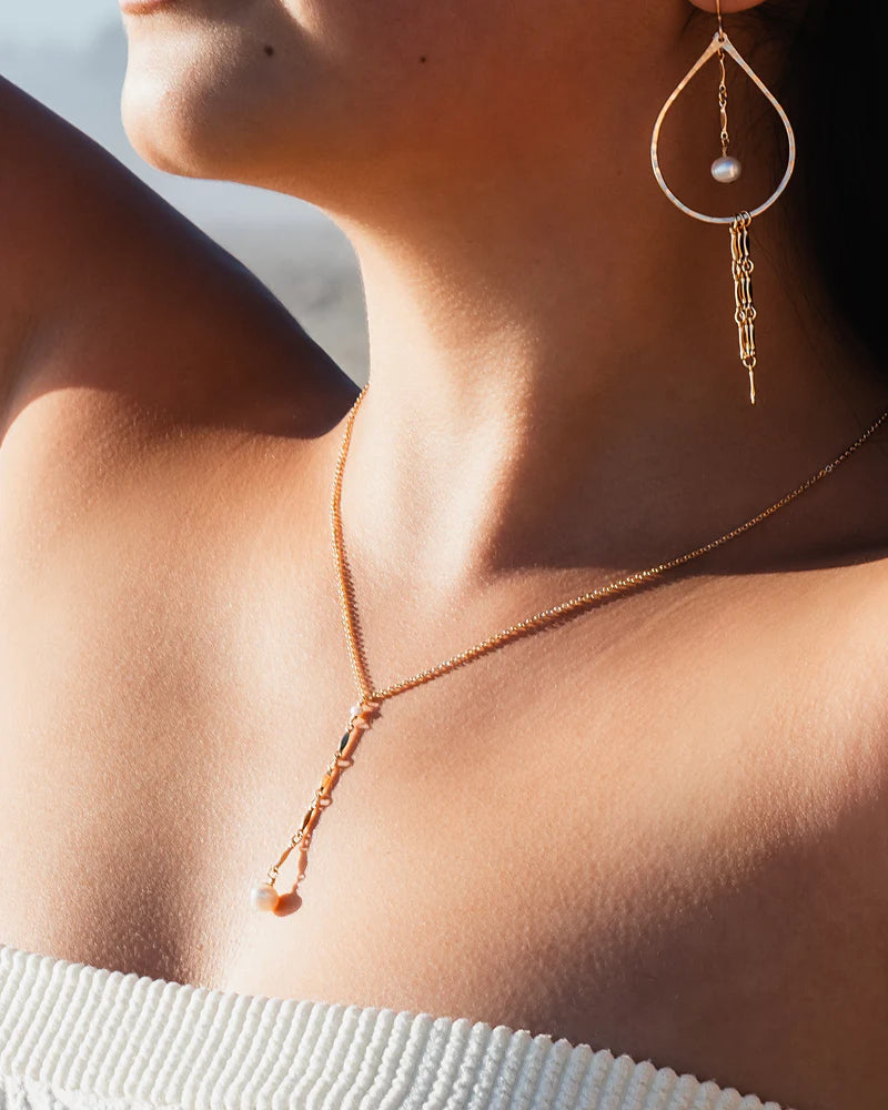 In Situ Ipanema Earrings 14k gf white pearl