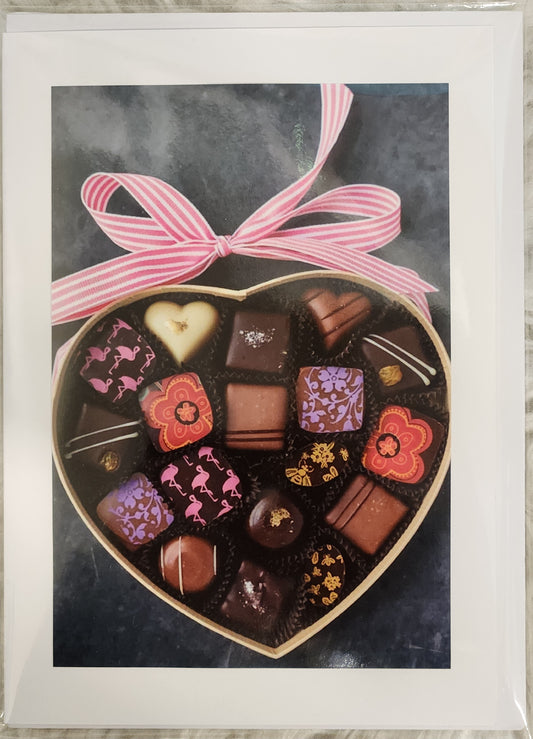 BARBSCARDS HAPPY VALENTINES DAY COLLECTION: BOX OF CHOCOLATES