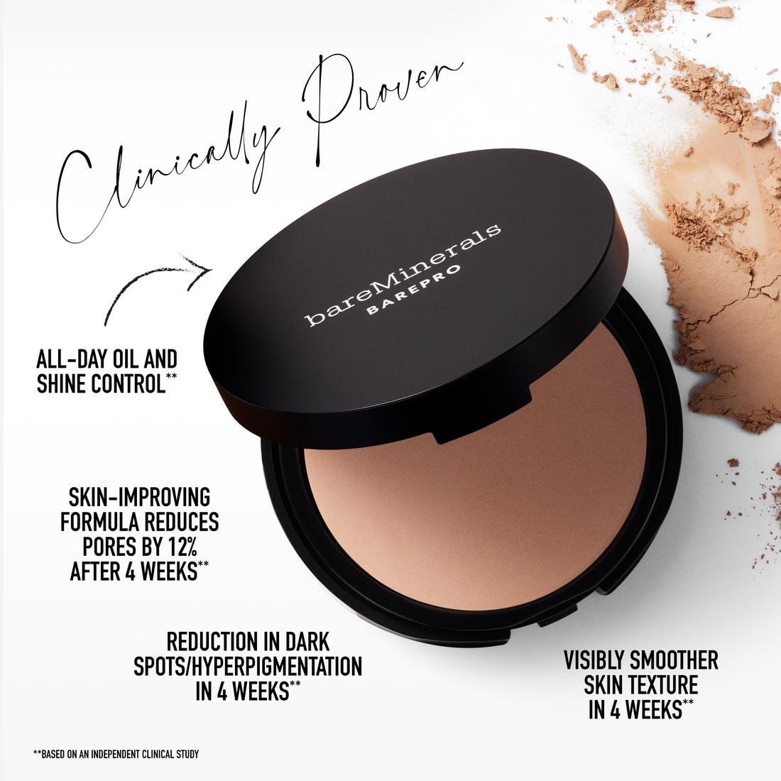BARE MINERALS BAREPRO 24HR SKIN PERFECTING POWDER FOUNDATION