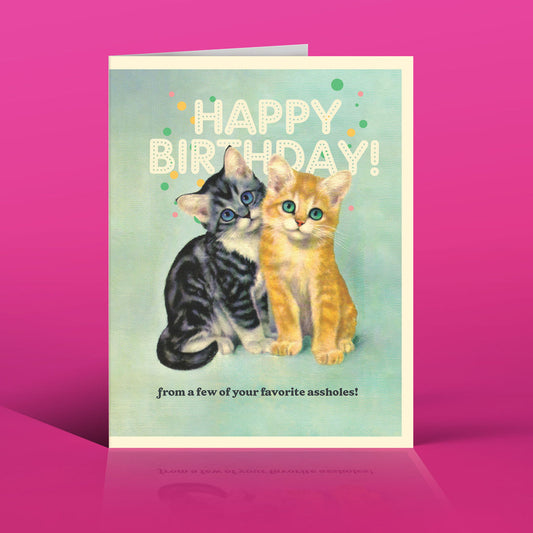 OFFENSIVE AND DELIGHTFUL GREETING CARD BD07