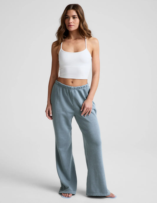 BEYOND YOGA FADE OUT MID-RISE SWEATPANT WASHED AFTER DARK NAVY