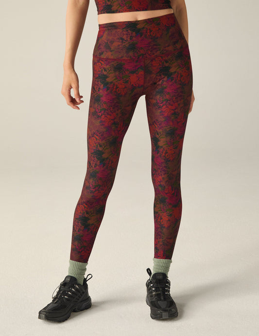 BEYOND YOGA SOFTMARK CAUGHT IN THE MIDI HIGH WAISTED LEGGING MIDNIGHT FLORAL