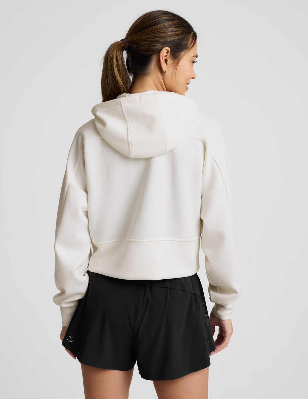 BEYOND YOGA SOFTSPRING FULL ZIP HOODED JACKET GLACIER