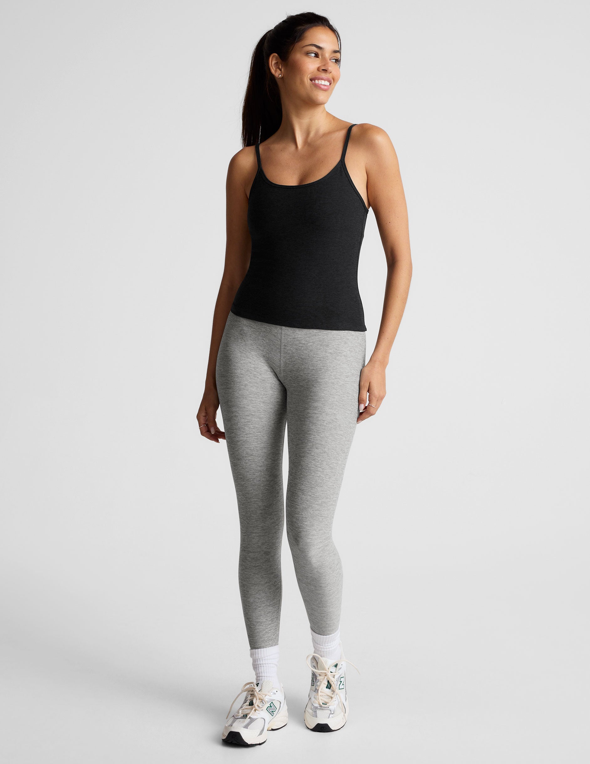 BEYOND YOGA SPACEDYE FOREVER TANK DARKEST NIGHT