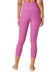 BEYOND YOGA SPACEDYE WALK & TALK HIGH WAISTED CAPRI LEGGING SUNSET VIOLET HEATHER