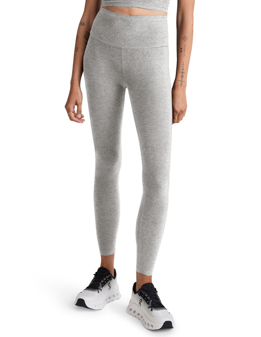 BEYOND YOGA TWIST BACK LEGGING SILVER MIST