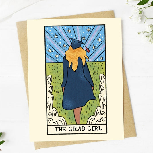 BIG MOODS GREETING CARDS GRADUATION CARDS "THE GRAD GIRL"