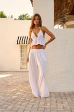 BLANCO BY NATURE ARIA PANT WHITE