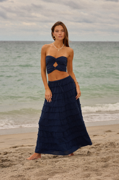 BLANCO BY NATURE BRIELLE SKIRT MIDNIGHT