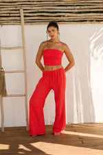 BLANCO BY NATURE CHARLOTTE TOP CHERRY