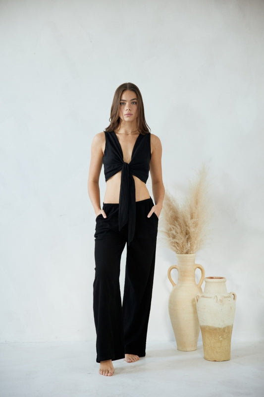 BLANCO BY NATURE CHIARA PANT BLACK