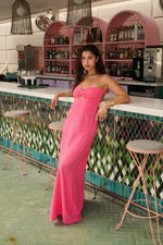 BLANCO BY NATURE ELEANOR DRESS RASBERRY