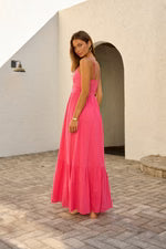 BLANCO BY NATURE HAZEL DRESS RASBERRY