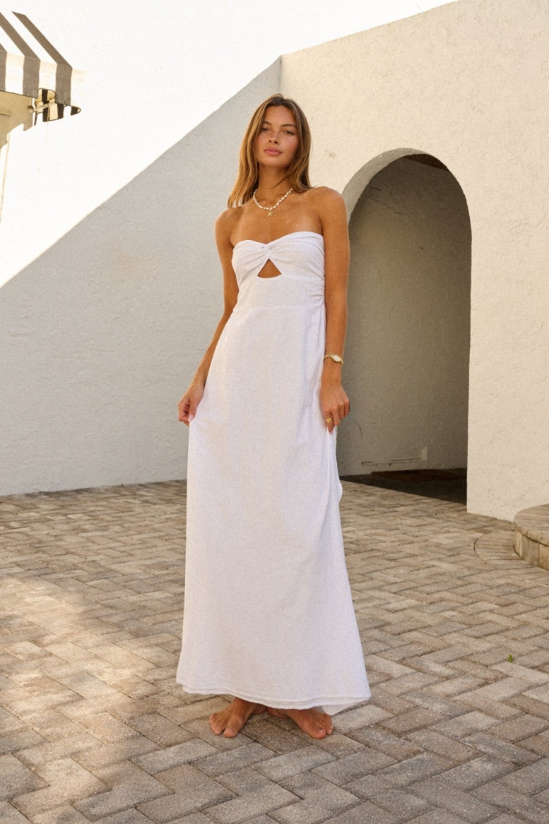 BLANCO BY NATURE ZOEY CATALAYA DRESS WHITE