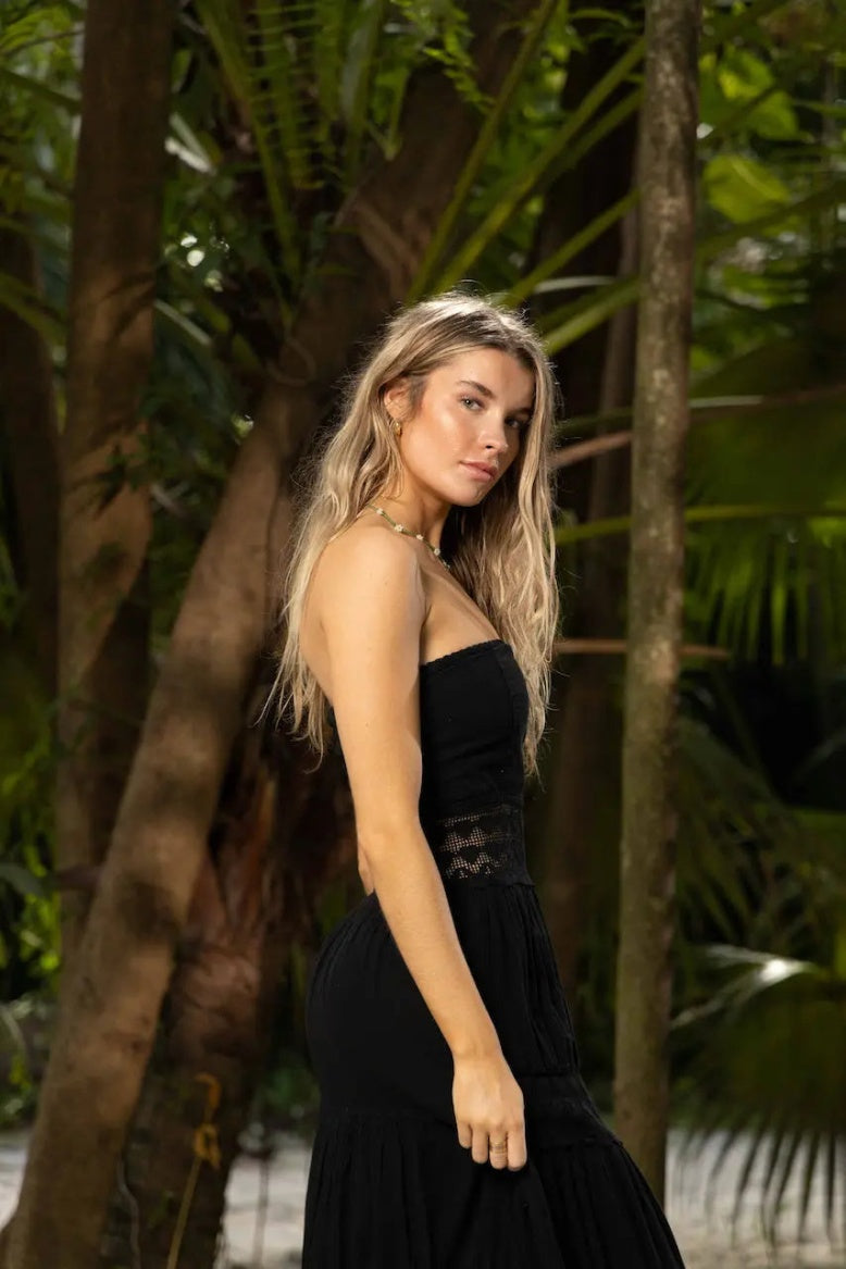BLANCO BY NATURE ZURI DRESS BLACK