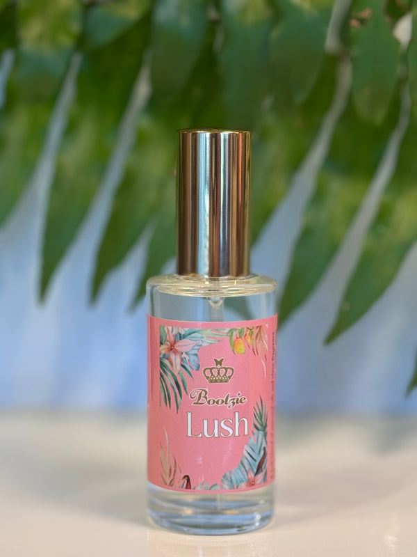 BOOTZIE FULL SIZE "LUSH" PERFUME SPRAY 2 OUNCE LARGE