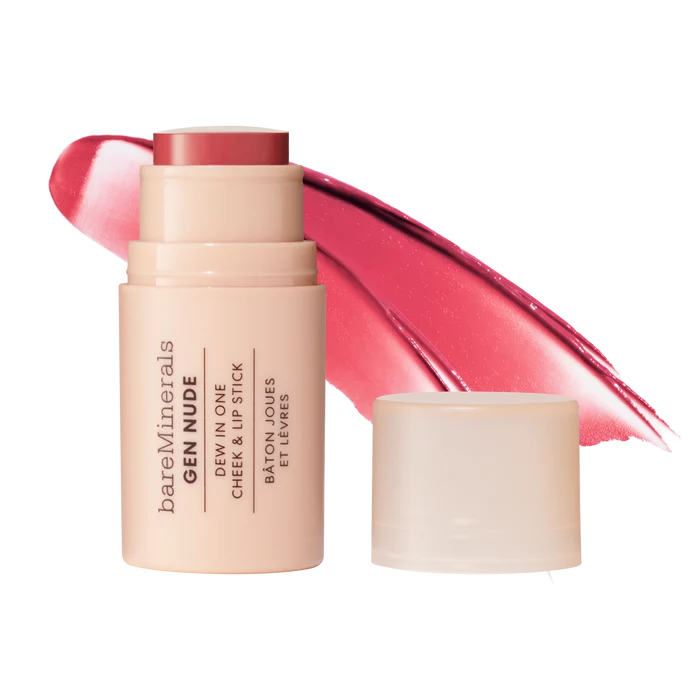 BARE MINERALS GEN NUDE Dew in One Cheek And Lip Stick All Colors