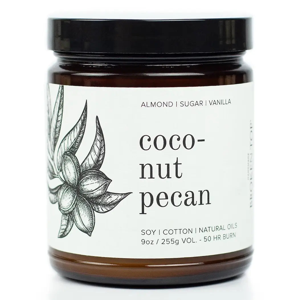 BROKEN TOP Coconut Pecan 9oz Soy Candle Holiday