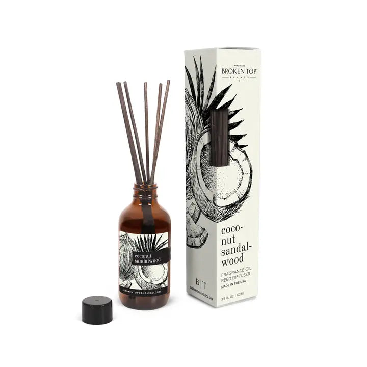BROKEN TOP Coconut Sandalwood 4 oz Reed Diffuser