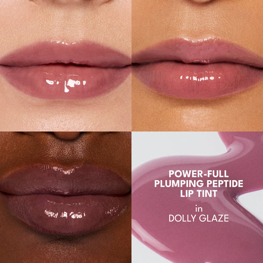 BUXOM POWERFUL PLUMPING PEPTIDE LIP TINT DOLLY GLAZE NEW
