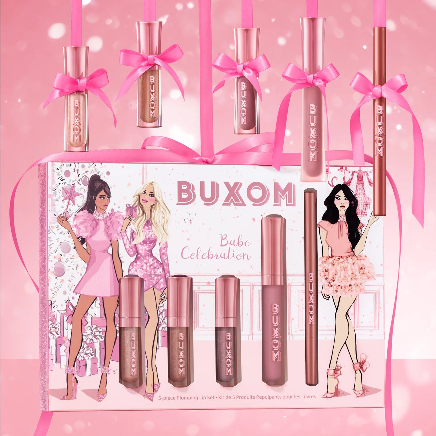 BUXOM BABE CELEBRATION LIP GLOSS AND LIP LINER KIT