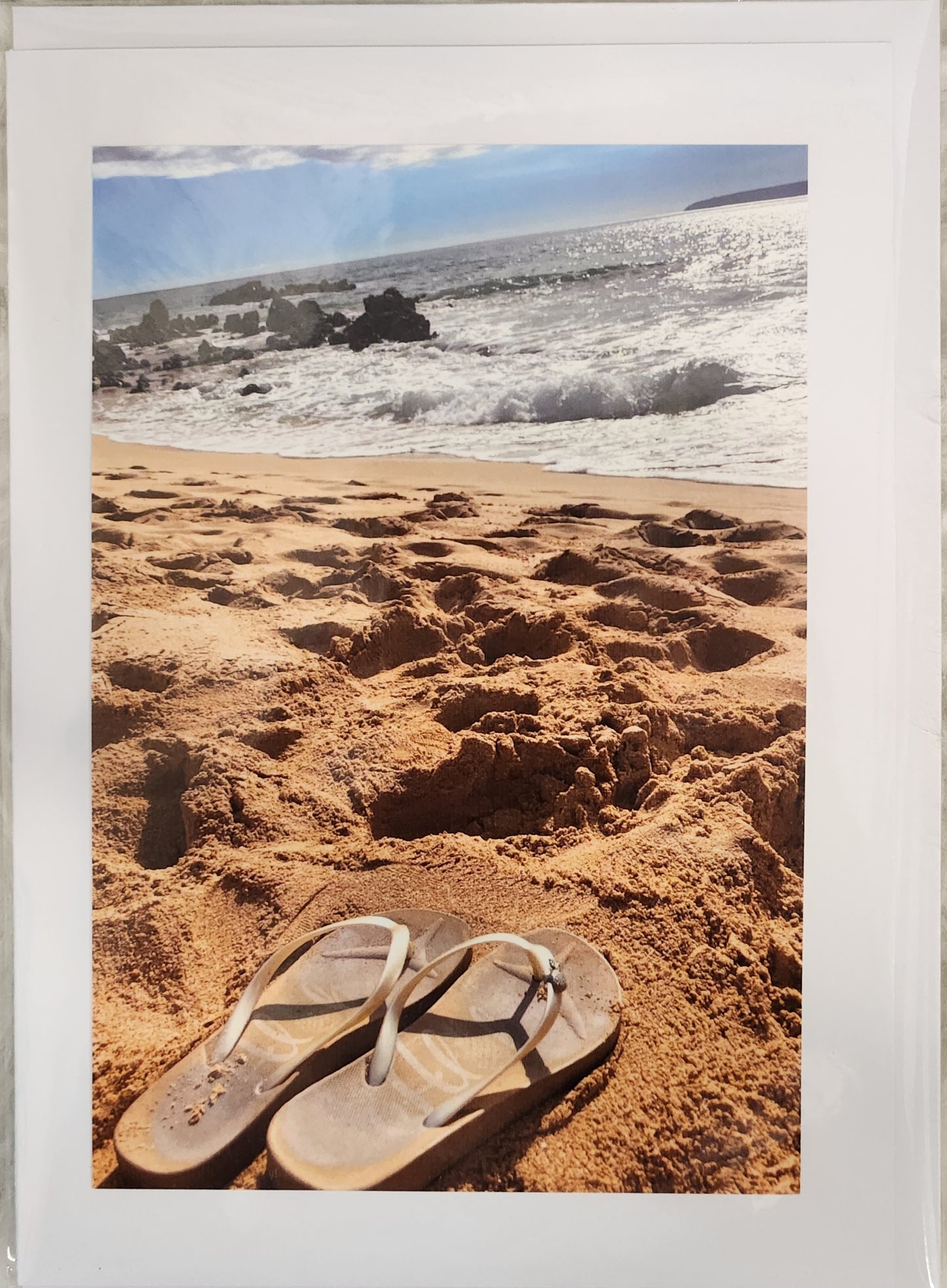 BARBSCARDS BEACH FLIP FLOPS