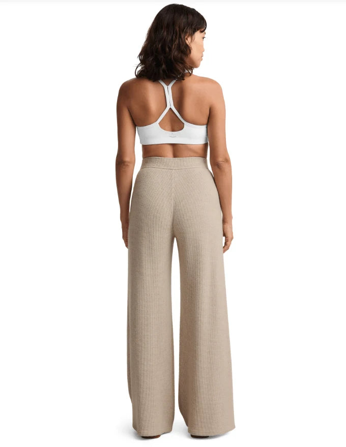 BEYOND YOGA REST DAY WAFFLE LEG PANT OATMEAL