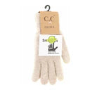 CC BEANIE SOFT KNIT GLOVES MULTIPLE COLORS