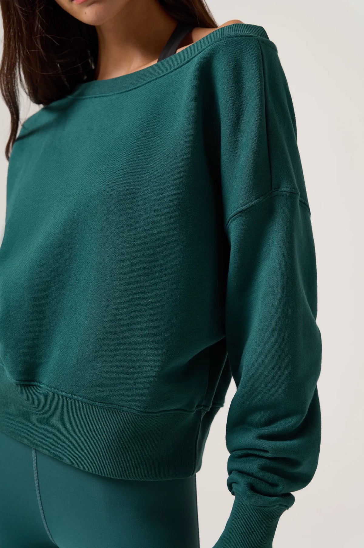 SPIRITUAL GANGSTER LA VIDA 2.0 SWEATSHIRT EVERGREEN