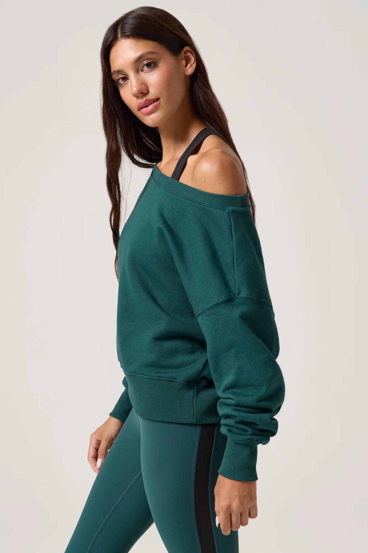 SPIRITUAL GANGSTER LA VIDA 2.0 SWEATSHIRT EVERGREEN