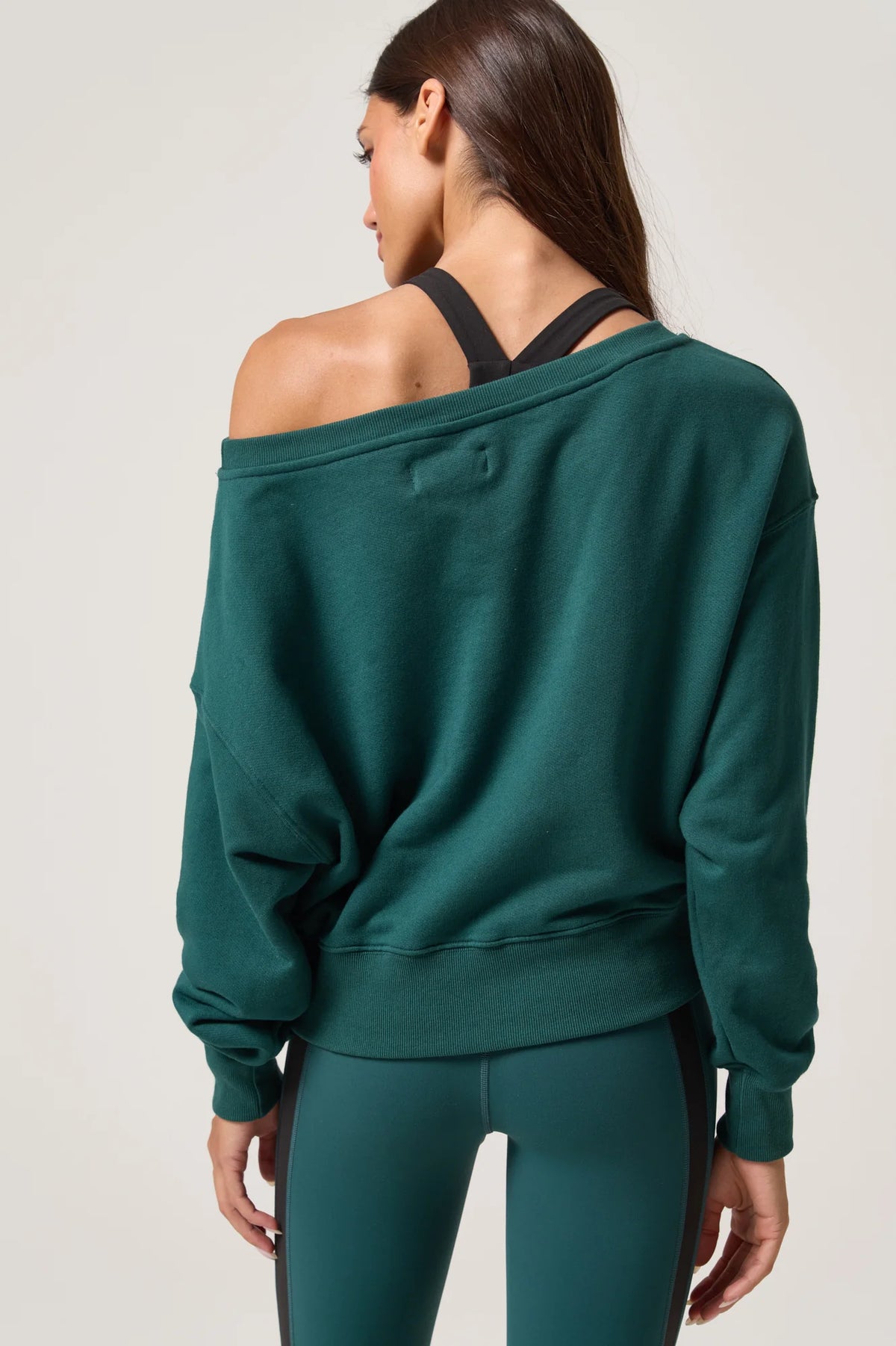 SPIRITUAL GANGSTER LA VIDA 2.0 SWEATSHIRT EVERGREEN