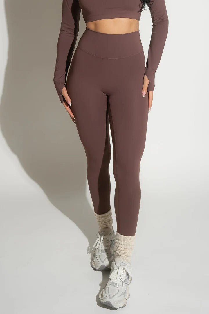 AGENT84 BUTTERSOFT ICON LEGGING MAHOGANY