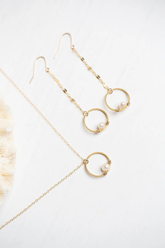Desert Moon Design Audrey Necklace 14gf